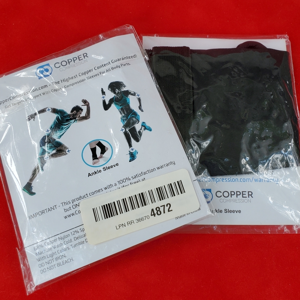 Copper Compression ankle socks - Picture 2 of 3